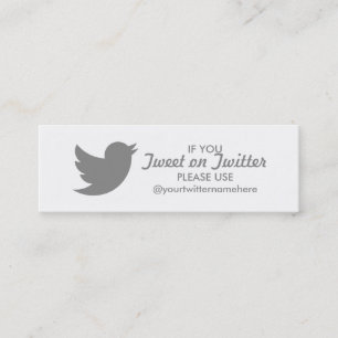 twitter-evenement mini visitekaartje