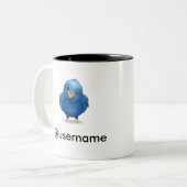 Twitter #FAIL-gebruikersnaam mok (Voorkant links)