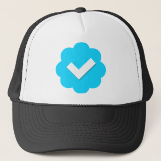 Twitter geverifieerd badge trucker pet