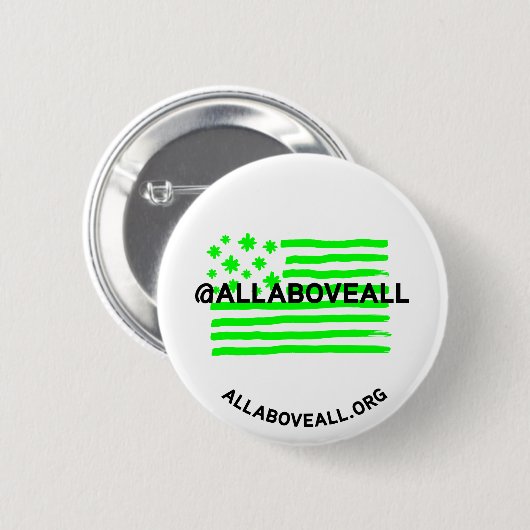 Twitter handle / Flag Ronde Button 5,7 Cm (Voorkant /achterkant)