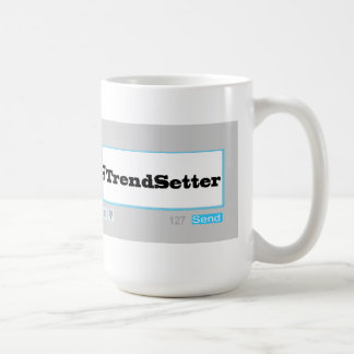 Twitter-hashtag # TrendSetter Koffiemok
