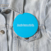 Twitter het gewoon ronde button 4,0 cm (In situ)