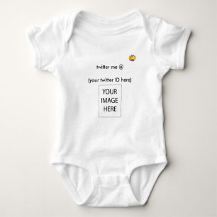 twitter @ me (hier uw twitter ID) Dolphin Design Romper