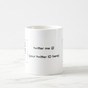 Twitter me @ (je twitter-ID hier) The MUSEUM Koffiemok