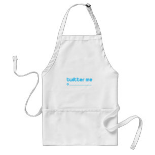 twitter me @ standaard schort