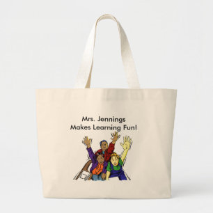 Twitter-naam Grote Tote Bag