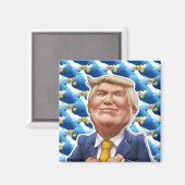 Twitter Obessed Trump Magneet (Voorkant / Achterkant)