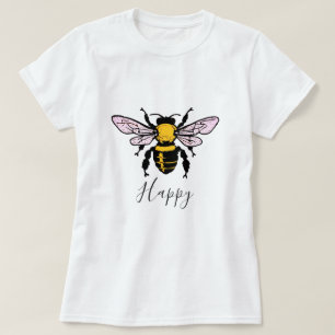 Twitter-shirt voor beengelukkige vrouwen t-shirt