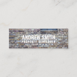 Twitter, speciaal gepersonaliseerd "Brick Housing" Mini Visitekaartje