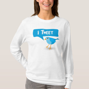 Twitter-tweetwitter-dames 3/4 Sleeve Raglan Top