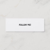 Twitter-Visitekaartje Mini Visitekaartje (Achterkant)
