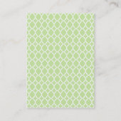 Twitter Visitekaartjes Green Tea Moroccan Tile (Achterkant)
