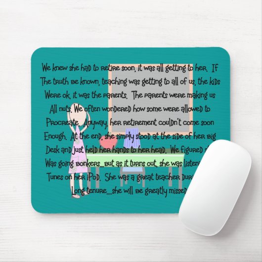 Twitteraar Retirement "Gone Bonkers" Artikelgeschr Muismat (Met muis)