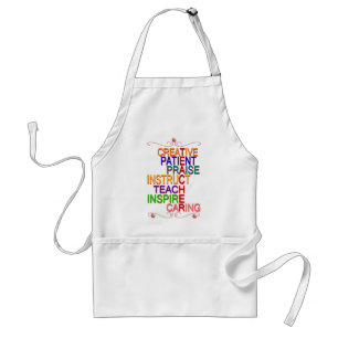 Twitteraar Word Cloud Apron Gift Standaard Schort