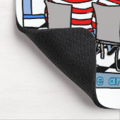 Twitterde en twitterdum muismat (Hoek)