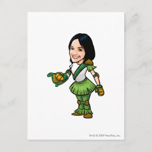 Twitterpate Mystery Island Staff Player Briefkaart