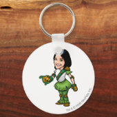 Twitterpate Mystery Island Staff Player Sleutelhanger (Voorkant)