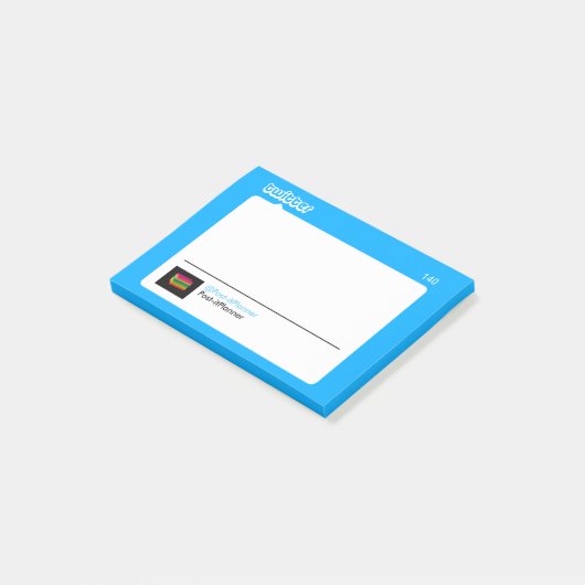 TwitterTweet Post-it Notes (Schuin)