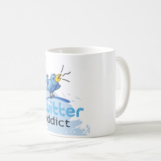 twitterverslaving koffiemok (Voorkant rechts)