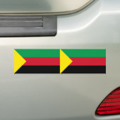 TWO Azawad Flag Bumpersticker (Op auto)