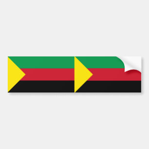 TWO Azawad Flag Bumpersticker