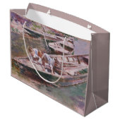 Two Boys in a Boat (door Theodore Robinson) Groot Cadeauzakje (Achterkant Gekanteld)