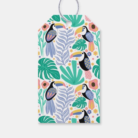 TWO-CAN (Toucan) 2e verjaardag Cadeaulabel (Achterkant)