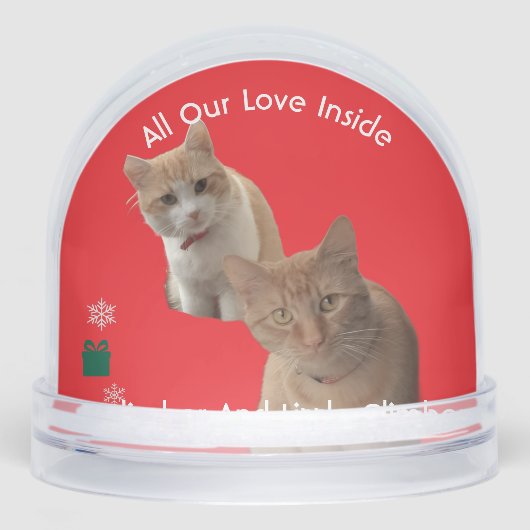 Two Cats Photo Text , Replace, Front And Back (Avant)