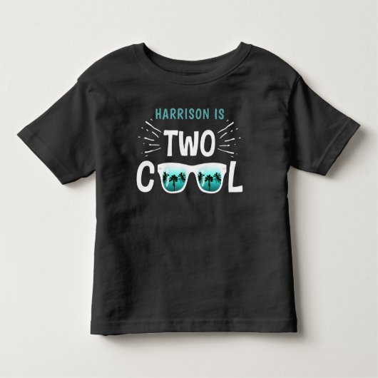 Two Cool Boys 2de verjaardag Kinder Shirts (Voorkant)