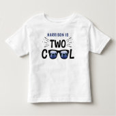 Two Cool Boys 2de verjaardag Kinder Shirts (Voorkant)