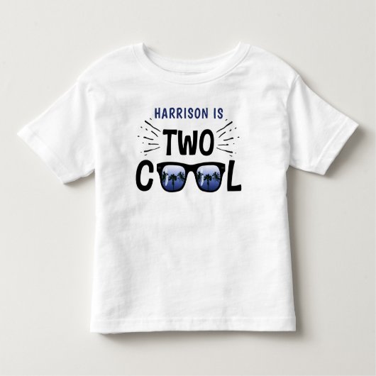 Two Cool Boys 2de verjaardag Kinder Shirts (Voorkant)