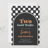 TWO Cool Guy First Birthday | SCHAATS Kaart (Voorkant)