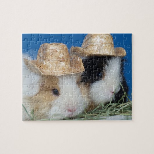 Two Cute Guinea Pigs Puzzle Legpuzzel (Horizontaal)