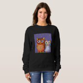 Two cute Owls Trui (Voorkant volledig)