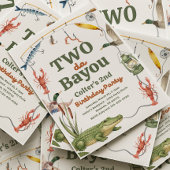 Two Da Bayou Birthday Invitation