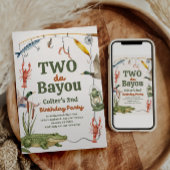 Two Da Bayou Birthday Invitation