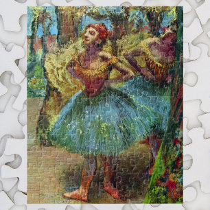 Two Dancers by Edgar Degas, Vintage Ballet Art Legpuzzel