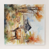 Two Deer Legpuzzel (Horizontaal)