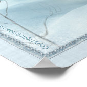 Two Deers en een Snowman Poster (Hoek)