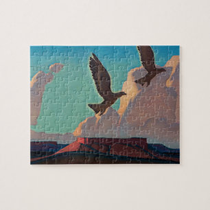 Two Eagles van Maynard Dixon Legpuzzel