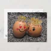 Two eggmen Dating Briefkaart (Voorkant / Achterkant)