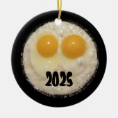 Two Eggs in Cast Iron Frying Pan Ornament (Voorkant)