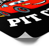 Two Fast 2 2nd Birthday T Crew 2yr Year Old  Poster (Hoek)