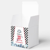 Two Fast 2nd birthday Boy Racing Car  Bedankdoosjes (Geopend)