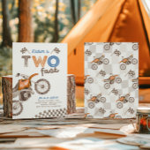 Two Fast Dirt Bike Invitation