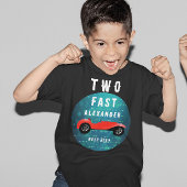 TWO FAST Klassieke rode auto  Kinder Shirts