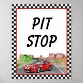 Two Fast Two Curious Pit Stop Poster (Devant)