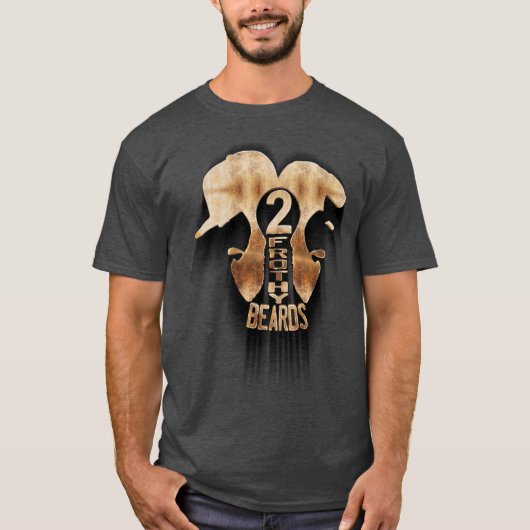 Two Frothy Beards Logo T-shirt (Voorkant)