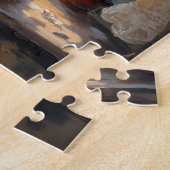 Two ginger staring out of a window legpuzzel (Zijkant)