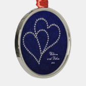 Two Hearts Bonded - Faux Diamond - Ornament (Rechts)